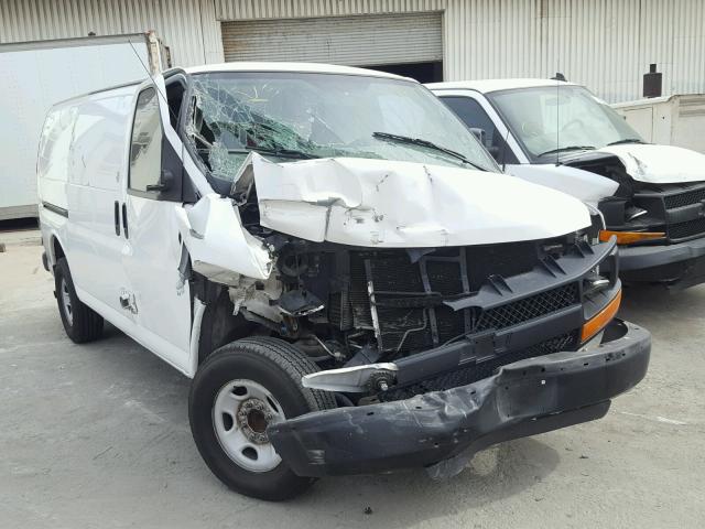 1GCWGFCA9C1114266 - 2012 CHEVROLET EXPRESS G2 WHITE photo 1