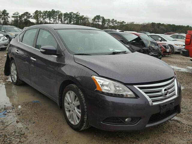 3N1AB7AP0DL644211 - 2013 NISSAN SENTRA S GRAY photo 1