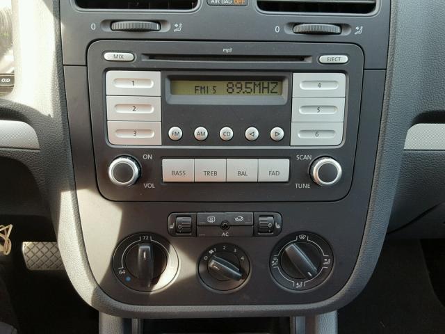 3VWJZ71K99M148805 - 2009 VOLKSWAGEN JETTA S 白色 照片 9