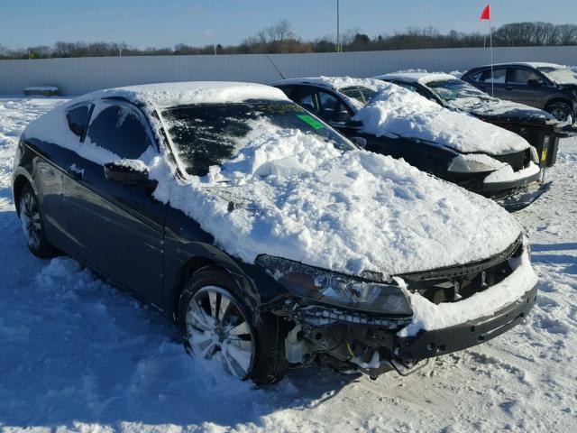 1HGCS1B79AA020994 - 2010 HONDA ACCORD EX BLACK photo 1