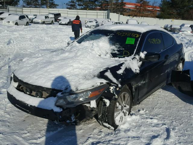 1HGCS1B79AA020994 - 2010 HONDA ACCORD EX BLACK photo 2