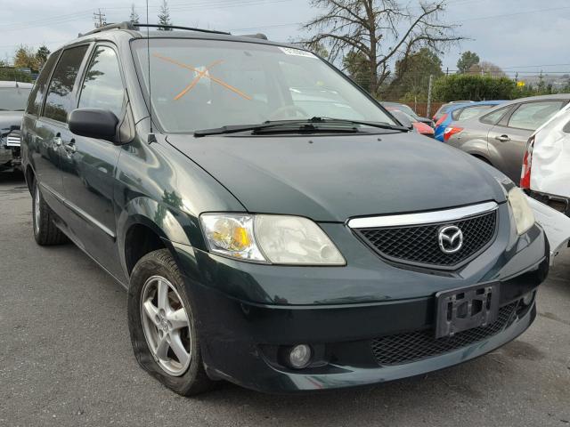 JM3LW28A330351193 - 2003 MAZDA MPV WAGON GREEN photo 1