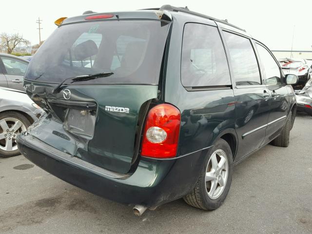 JM3LW28A330351193 - 2003 MAZDA MPV WAGON GREEN photo 4