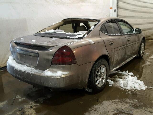 2G2WP552061140175 - 2006 PONTIAC GRAND PRIX BROWN photo 4