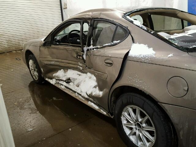 2G2WP552061140175 - 2006 PONTIAC GRAND PRIX BROWN photo 9