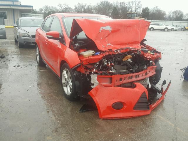 1FADP3F24EL457591 - 2014 FORD FOCUS SE RED photo 1