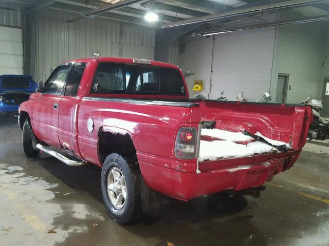 3B7HC13Z3YM210160 - 2000 DODGE RAM 1500 RED photo 3