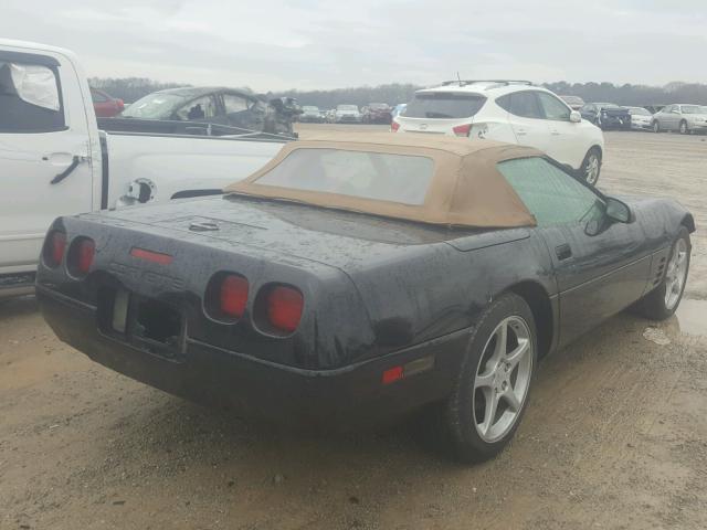 1G1YY3386M5118098 - 1991 CHEVROLET CORVETTE BLACK photo 4