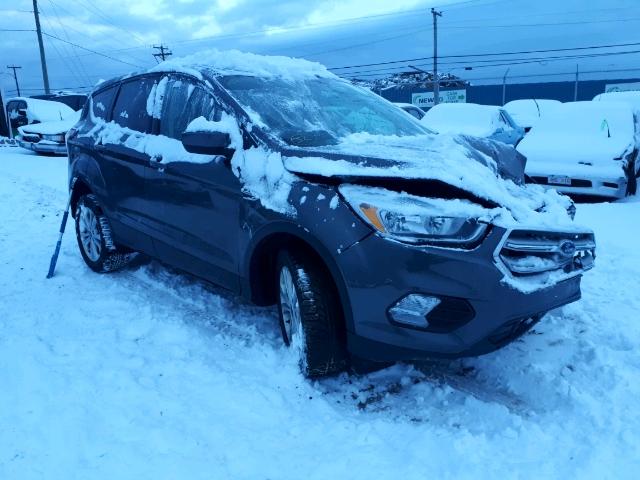 1FMCU9GD8HUA17126 - 2017 FORD ESCAPE SE GRAY photo 1