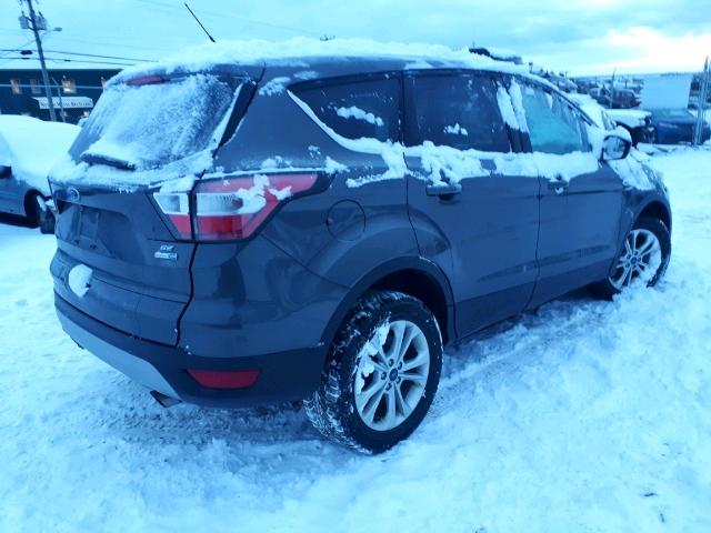 1FMCU9GD8HUA17126 - 2017 FORD ESCAPE SE GRAY photo 4