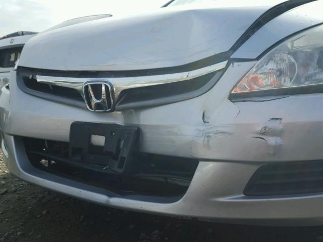 1HGCM66807A078088 - 2007 HONDA ACCORD EX SILVER photo 9