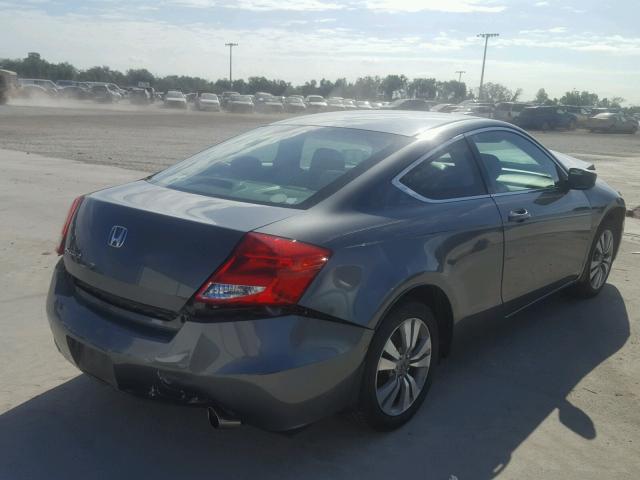 1HGCS1B3XCA002049 - 2012 HONDA ACCORD LX GRAY photo 4