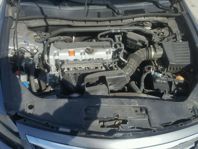 1HGCS1B3XCA002049 - 2012 HONDA ACCORD LX GRAY photo 7