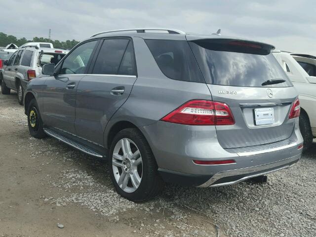 4JGDA5JB3FA483607 - 2015 MERCEDES-BENZ ML 350 GRAY photo 3