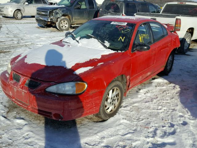 1G2NF52E73C309370 - 2003 PONTIAC GRAND AM S წითელი ფოტო 2