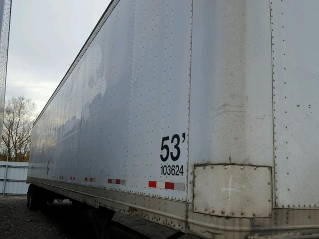 1GRAA06271T003624 - 2001 GREAT DANE TRAILER 53 TRAILER WHITE photo 9