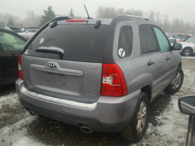 KNDJE723397556569 - 2009 KIA SPORTAGE L SILVER photo 4