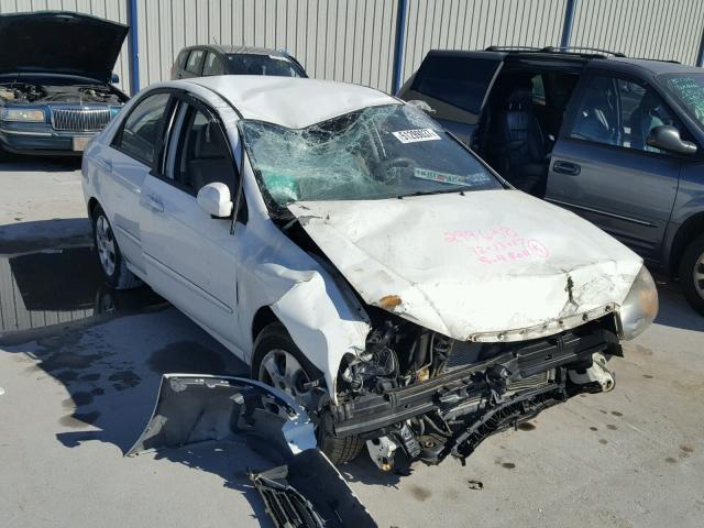 KNAFE222795665531 - 2009 KIA SPECTRA EX WHITE photo 1