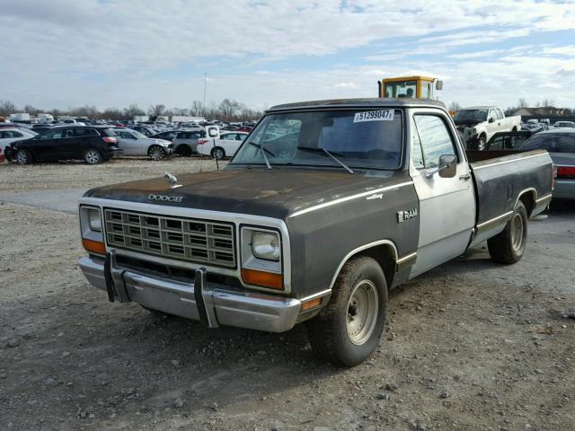 1B7FD14P8CS282215 - 1982 DODGE D-SERIES D BLACK photo 2