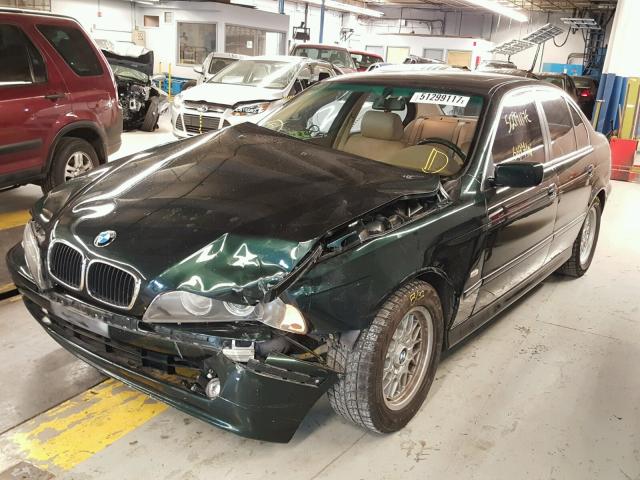 WBADT43411GX20802 - 2001 BMW 525 I AUTO GREEN photo 2