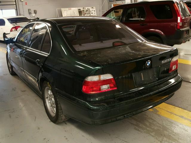 WBADT43411GX20802 - 2001 BMW 525 I AUTO GREEN photo 3