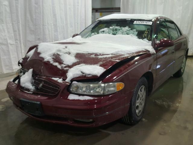 2G4WB52K231241420 - 2003 BUICK REGAL LS RED photo 2