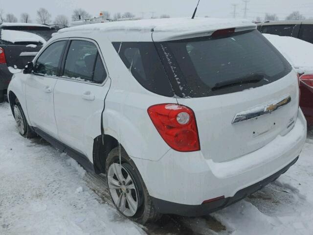 2GNALBECXB1195257 - 2011 CHEVROLET EQUINOX LS WHITE photo 3