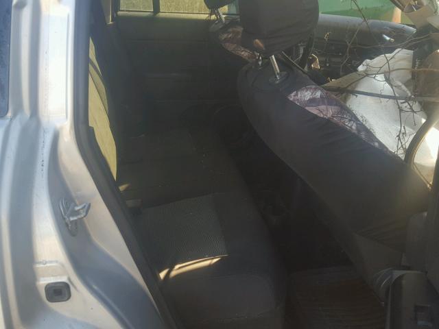 1J4NT4FB2AD578487 - 2010 JEEP COMPASS SP SILVER photo 6