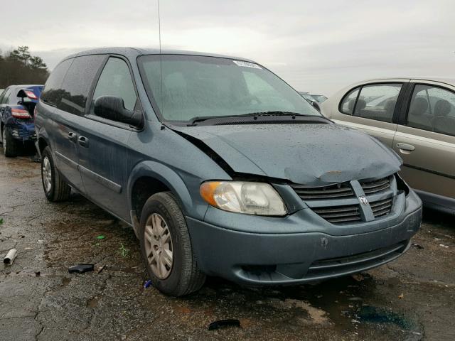 1D4GP24E76B652822 - 2006 DODGE GRAND CARA BLUE photo 1