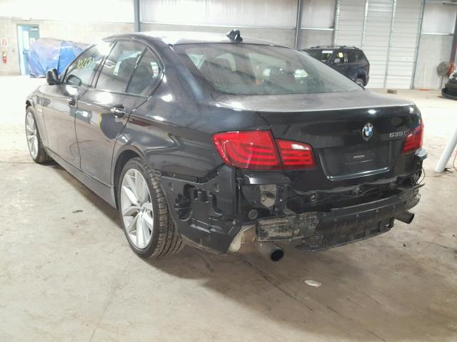 WBAFU7C53BC871973 - 2011 BMW 535 XI BLACK photo 3