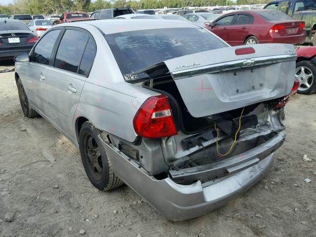 1G1ZT518X6F206909 - 2006 CHEVROLET MALIBU LT SILVER photo 3