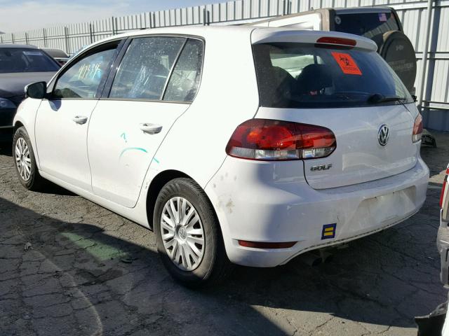 WVWDB7AJ3DW134855 - 2013 VOLKSWAGEN GOLF 白色 照片 3