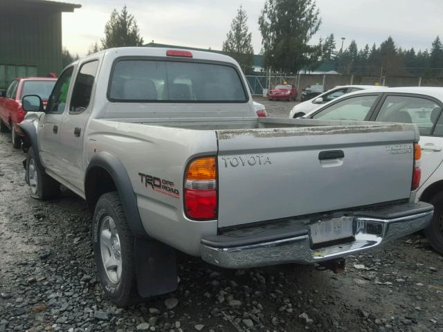 5TEGN92N14Z460822 - 2004 TOYOTA TACOMA DOU TAN photo 3