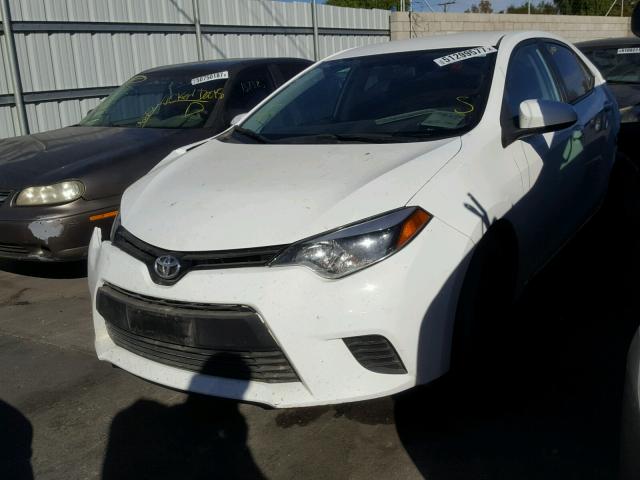 5YFBURHEXEP170719 - 2014 TOYOTA COROLLA L WHITE photo 2