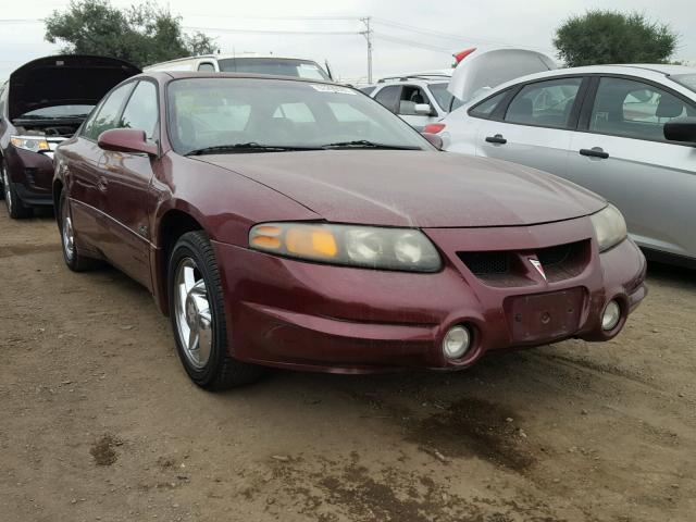 1G2HY54K2Y4252393 - 2000 PONTIAC BONNEVILLE MAROON photo 1