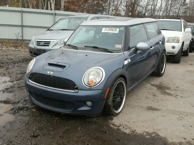 WMWMM33599TP92270 - 2009 MINI COOPER S C BLUE photo 2