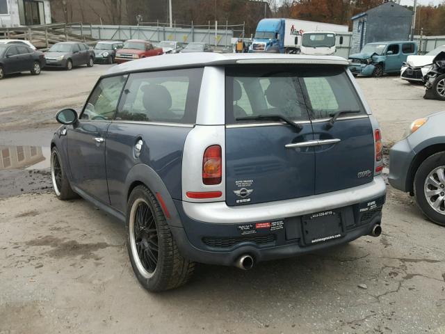 WMWMM33599TP92270 - 2009 MINI COOPER S C BLUE photo 3