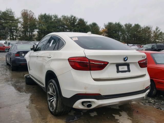 5UXKU2C55G0N82718 - 2016 BMW X6 XDRIVE3 WHITE photo 3