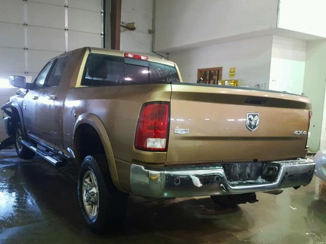 3D7TT2HTXBG593417 - 2011 DODGE RAM 2500 BROWN photo 3