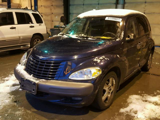 3C8FY68B62T219559 - 2002 CHRYSLER PT CRUISER BLUE photo 2