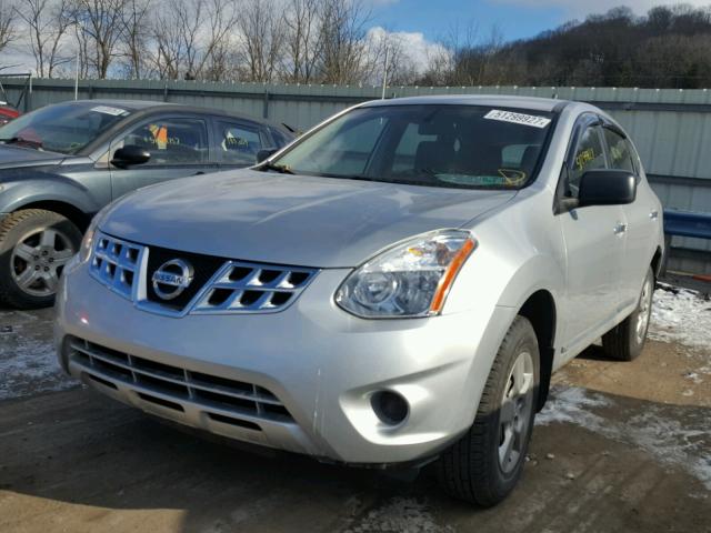 JN8AS5MV1DW616797 - 2013 NISSAN ROGUE S SILVER photo 2