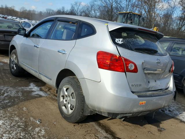 JN8AS5MV1DW616797 - 2013 NISSAN ROGUE S SILVER photo 3