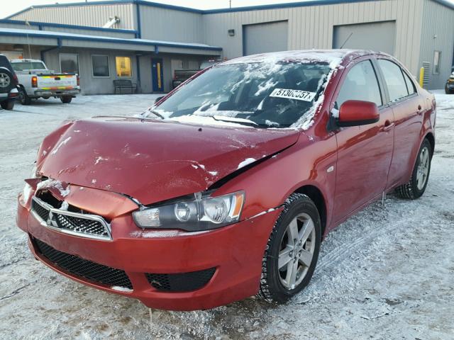 JA3AU26U79U032186 - 2009 MITSUBISHI LANCER ES/ RED photo 2