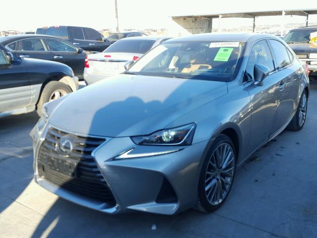 JTHBA1D25H5048601 - 2017 LEXUS IS 200T GRAY photo 2