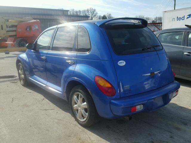 3C4FY58B54T251319 - 2004 CHRYSLER PT CRUISER BLUE photo 3