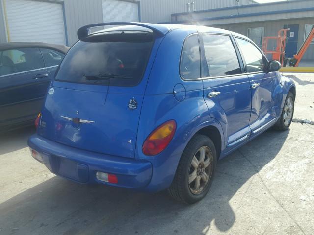 3C4FY58B54T251319 - 2004 CHRYSLER PT CRUISER BLUE photo 4