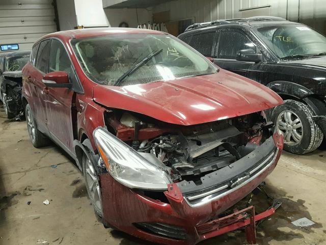 1FMCU0HX6DUB44472 - 2013 FORD ESCAPE SEL RED photo 1