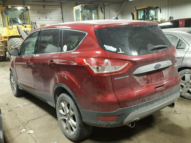 1FMCU0HX6DUB44472 - 2013 FORD ESCAPE SEL RED photo 3