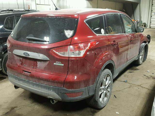 1FMCU0HX6DUB44472 - 2013 FORD ESCAPE SEL RED photo 4