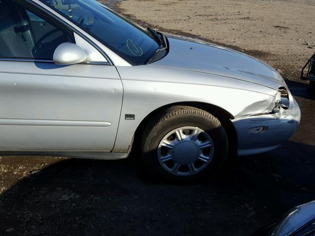 1FAFP57S8WA205259 - 1998 FORD TAURUS SE SILVER photo 9